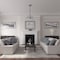 Ekena Millwork Katheryn Ceiling Medallion (Canopies up to 2 1/8"), 14 1/2"OD x 2 3/4"P, Ultra Pure White Crackle CM14KTUWC - alternate 3